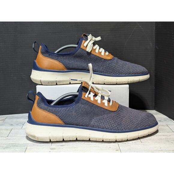 Cole Haan Men Generation Zerogrand Stitchlite Sneakers Blue C31403 Size 11.5 US - Picture 2 of 8
